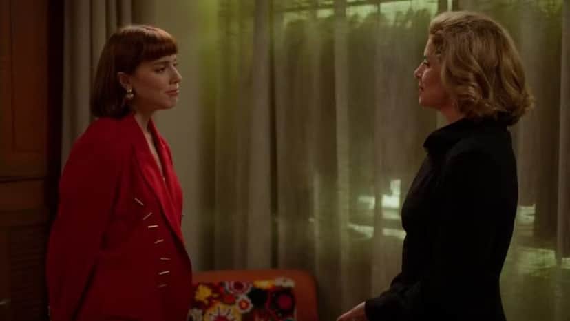 Solange e Odete Roitman se enfrentam (Foto: Reprodução/ TV Globo) Solange e Odete Roitman se enfrentam (Foto: Reprodução/ TV Globo)