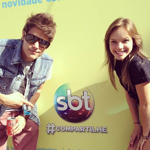 Eric Surita e Letícia Navas SBT Eric Surita e Letícia Navas SBT