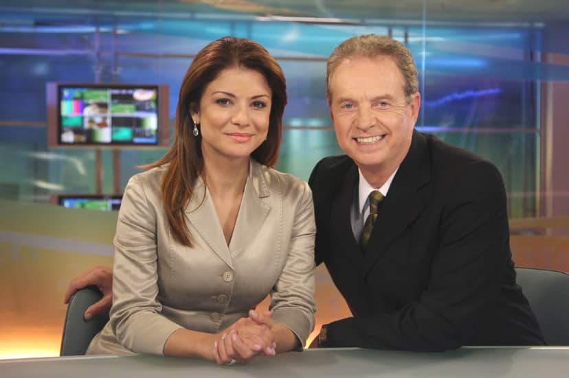 Hermano Henning e Analice Nicolau. (Foto: Reprodução / SBT) Hermano Henning e Analice Nicolau. (Foto: Reprodução / SBT)