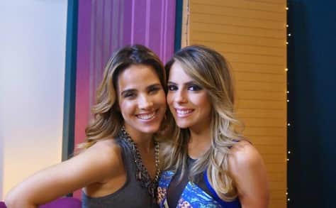 Wanessa com a apresentadora Raissa Machado do programa "Versão Mix" Wanessa com a apresentadora Raissa Machado do programa "Versão Mix"