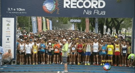 "Record na Rua" registra mais de 5 mil corredores "Record na Rua" registra mais de 5 mil corredores