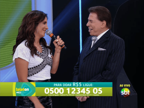 Ivete Sangalo e Silvio Santos (Foto: Divulgação/SBT) Ivete Sangalo e Silvio Santos (Foto: Divulgação/SBT)