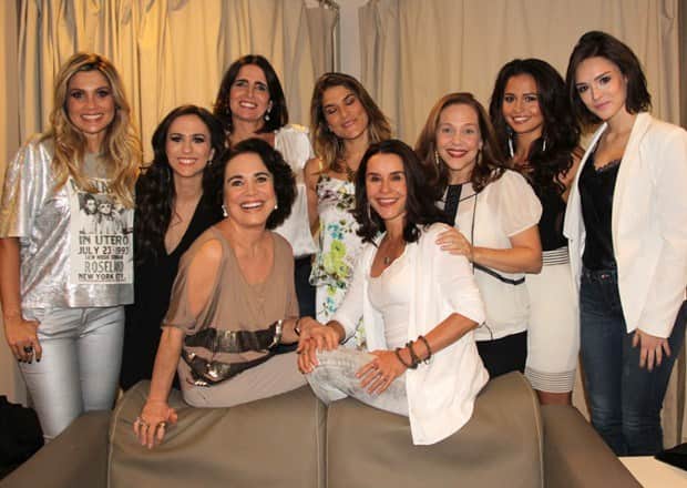 Atrizes que participaram da atração (Foto: Fábio Rocha/TV Globo)