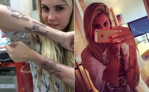 Bárbara Evans é ridicularizada por ter feito tatuagens e cancela participação no "Programa Silvio Santos" Bárbara Evans é ridicularizada por ter feito tatuagens e cancela participação no "Programa Silvio Santos"