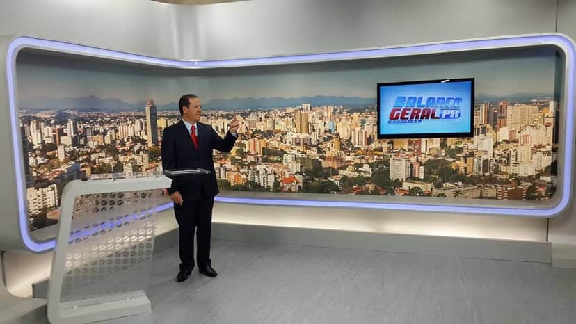 Novo cenário do "Balanço Geral PR" Novo cenário do "Balanço Geral PR"