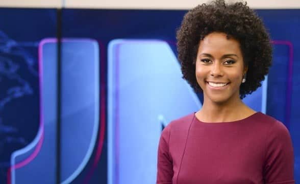 Maria Júlia Coutinho no "Jornal Nacional" (Foto: Divulgação/Globo) Maria Júlia Coutinho no "Jornal Nacional" (Foto: Divulgação/Globo)