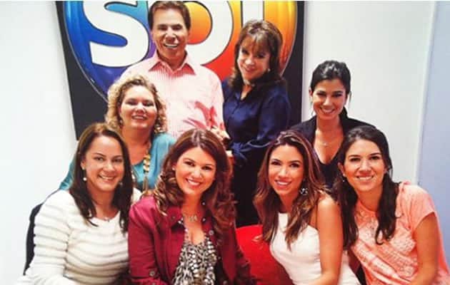 Silvio Santos com sua esposa e filhas (Foto: Divulgação) Silvio Santos com sua esposa e filhas (Foto: Divulgação)