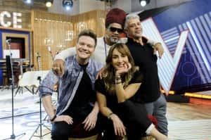 Lulu Santos, Claudia Leitte, Carlinhos Brown e Michel Teló (Foto: Globo/Caiuá Franco) Lulu Santos, Claudia Leitte, Carlinhos Brown e Michel Teló (Foto: Globo/Caiuá Franco)