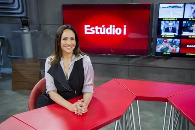 Maria Beltrão no novo cenário do ‘Estúdio i’ (Foto: Globo/João Cotta) Maria Beltrão no novo cenário do ‘Estúdio i’ (Foto: Globo/João Cotta)