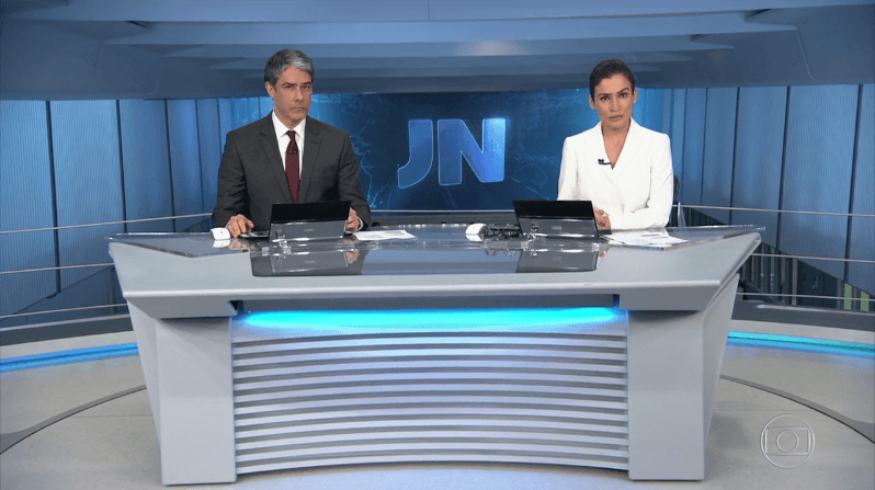 William Bonner e Renata Vasconcellos no "Jornal Nacional" da globo cnn brasil (Foto: Reprodução/Globo) William Bonner e Renata Vasconcellos no "Jornal Nacional" da globo cnn brasil (Foto: Reprodução/Globo)