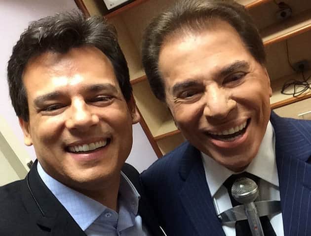 O apresentados Celso Portiolli e Silvio Santos (Foto: Reprodução) O apresentados Celso Portiolli e Silvio Santos (Foto: Reprodução)