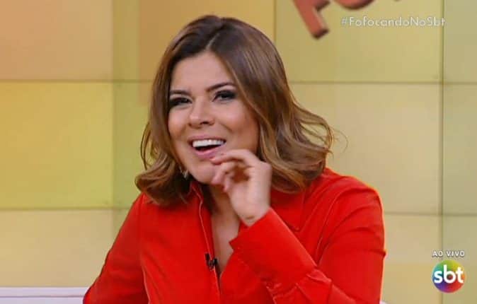 Mara Maravilha no "Fofocalizando"