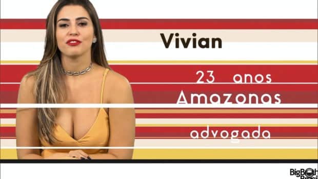 A participante Vivian Amorim do "BBB17" (Foto: Reprodução) A participante Vivian Amorim do "BBB17" (Foto: Reprodução)