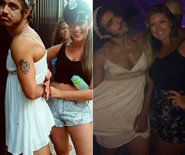 o ator Caio Castro se divertiu bastante nos blocos de Carnaval (Foto: Reprodução) o ator Caio Castro se divertiu bastante nos blocos de Carnaval (Foto: Reprodução)