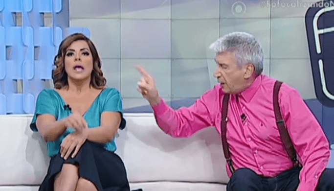 Mara Maravilha e Piccinini no Fofocalizando. (Foto: Reprodução/SBT) Mara Maravilha e Piccinini no Fofocalizando. (Foto: Reprodução/SBT)
