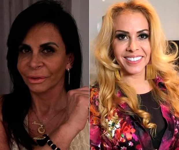 A cantora Gretchen, ao que parece, não se bica muito com Joelma (Foto: Reprodução) A cantora Gretchen, ao que parece, não se bica muito com Joelma (Foto: Reprodução)