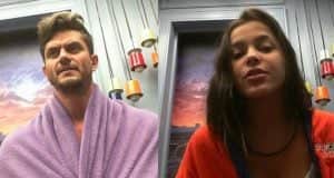 Marcos e Emilly estão de olhos bem abertos com os aliados no "BBB17" (Foto: Gshow) Marcos e Emilly estão de olhos bem abertos com os aliados no "BBB17" (Foto: Gshow)