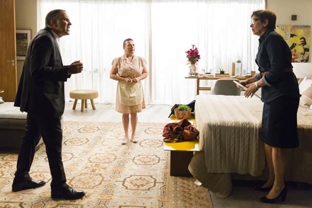 Eurico (Humberto Martins) briga com Silvana (Lilia Cabral) após flagrá-la jogando (Foto: Globo/Tata Barreto) Eurico (Humberto Martins) briga com Silvana (Lilia Cabral) após flagrá-la jogando (Foto: Globo/Tata Barreto)
