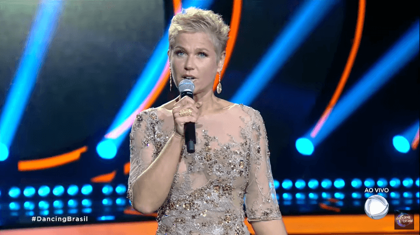 Xuxa Meneghel comando do "Dancing Brasil" (Foto: Reprodução/Record) Xuxa Meneghel comando do "Dancing Brasil" (Foto: Reprodução/Record)