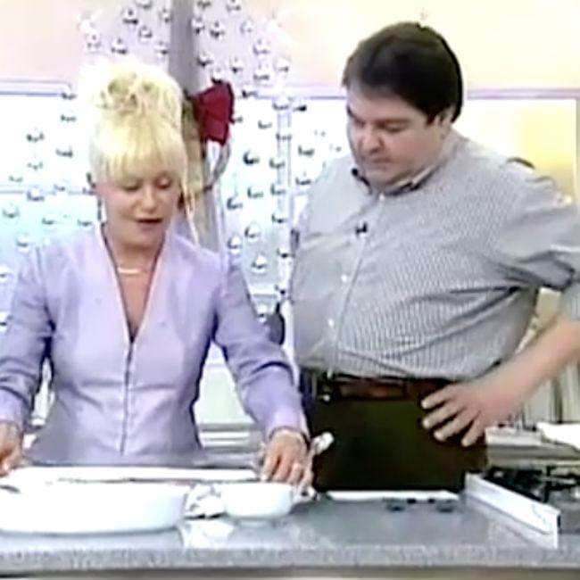 Na época Faustão não quis o prato de Ana (Foto: Reprodução) Na época Faustão não quis o prato de Ana (Foto: Reprodução)