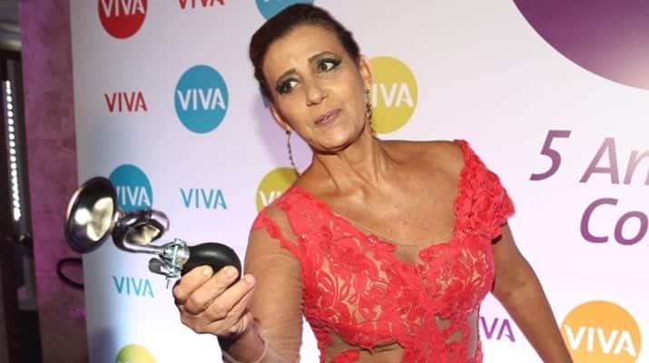Rita Cadillac em festa do Canal Viva. (Foto: Divulgação) Rita Cadillac em festa do Canal Viva. (Foto: Divulgação)