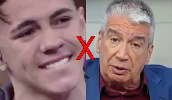Décio não poupou críticas ao cantor. (Foto: Reprodução/Globo/SBT) Décio não poupou críticas ao cantor. (Foto: Reprodução/Globo/SBT)