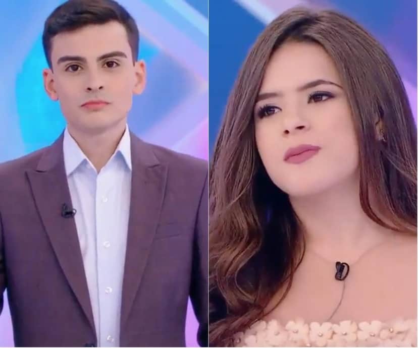 Maisa Silva e Dudu Camargo (Foto reprodução: SBT) Maisa Silva e Dudu Camargo (Foto reprodução: SBT)