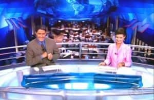 William Bonner e Fátima Bernardes no "JN", em 2000 (Foto: Reprodução/Globo) William Bonner e Fátima Bernardes no "JN", em 2000 (Foto: Reprodução/Globo)