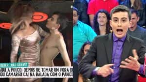 Dudu Camargo participou de quadro do Pânico, além de comandar o programa (Foto montagem: TV Foco)
