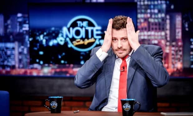 Danilo Gentili em seu programa (Foto: Divulgação) Danilo Gentili em seu programa (Foto: Divulgação)