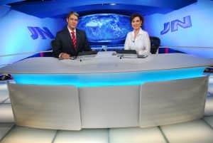 William Bonner e Fátima Bernardes no "JN", em 2009 (Foto: Globo/João Miguel Júnior) William Bonner e Fátima Bernardes no "JN", em 2009 (Foto: Globo/João Miguel Júnior)