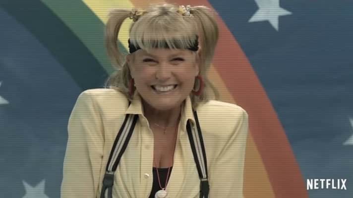 Xuxa em comercial da Netflix. (Foto: Reprodução) Xuxa em comercial da Netflix. (Foto: Reprodução)