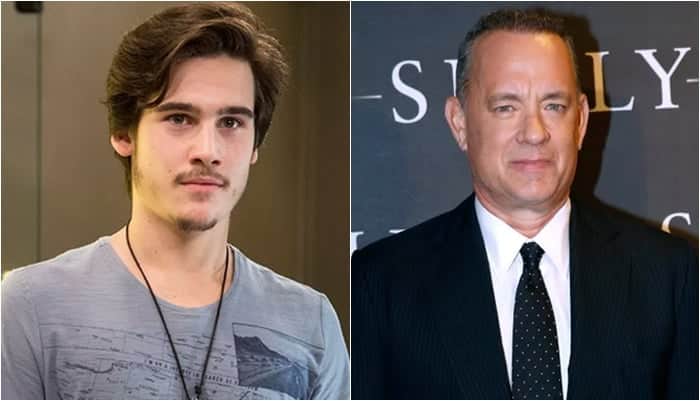 Nicolas Prattes e Tom Hanks. (Foto: Montagem/Divulgação) Nicolas Prattes e Tom Hanks. (Foto: Montagem/Divulgação)