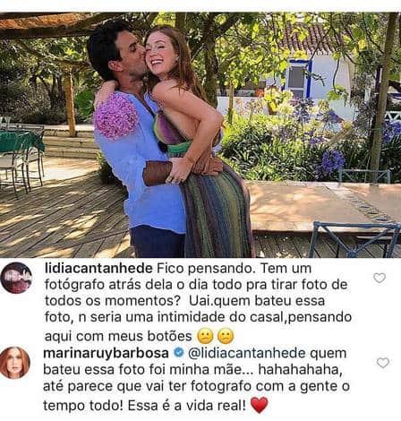 Marina Ruy Barbosa responde crítica de internauta sobre exposição Marina Ruy Barbosa responde crítica de internauta sobre exposição
