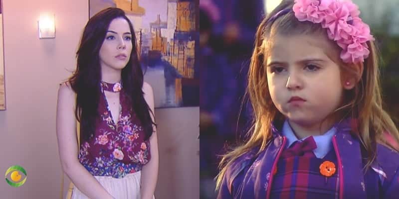 Cecília vai ter uma surpresa com a pequena em "Carinha de Anjo" (Foto: Montagem/TV Foco) Cecília vai ter uma surpresa com a pequena em "Carinha de Anjo" (Foto: Montagem/TV Foco)