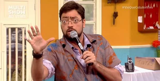 O comediante Fernando Caruso no "Vai Que Cola". (Foto: Reprodução / Multishow) O comediante Fernando Caruso no "Vai Que Cola". (Foto: Reprodução / Multishow)