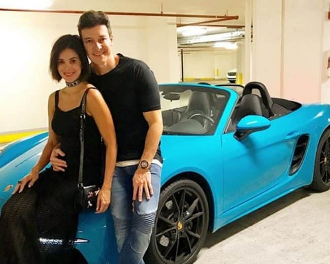 Rodrigo Faro ao lado da esposa Rodrigo Faro ao lado da esposa