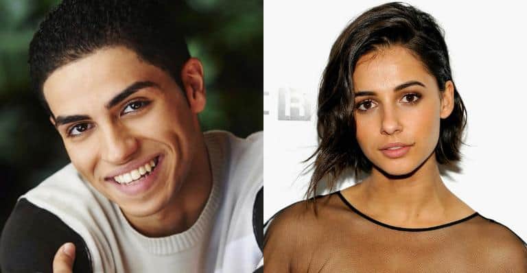 Protagonistas de Aladdin. Foto - montagem. Protagonistas de Aladdin. Foto - montagem.