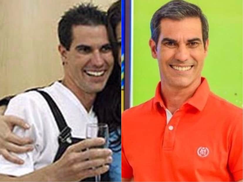 Sergio Paiva antes e depois do Casa dos Artistas (Foto: reprodução) Sergio Paiva antes e depois do Casa dos Artistas (Foto: reprodução)