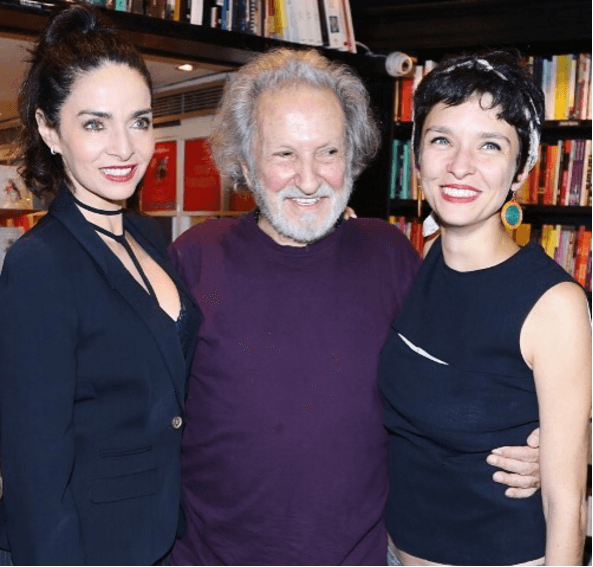 Claudia Ohana com o ex e a filha. Foto - reprodução. Claudia Ohana com o ex e a filha. Foto - reprodução.