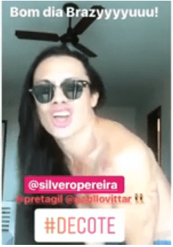 Silvero Pereira aparece rebolando e dançando sem camisa ao som de Pabllo Vittar Silvero Pereira aparece rebolando e dançando sem camisa ao som de Pabllo Vittar