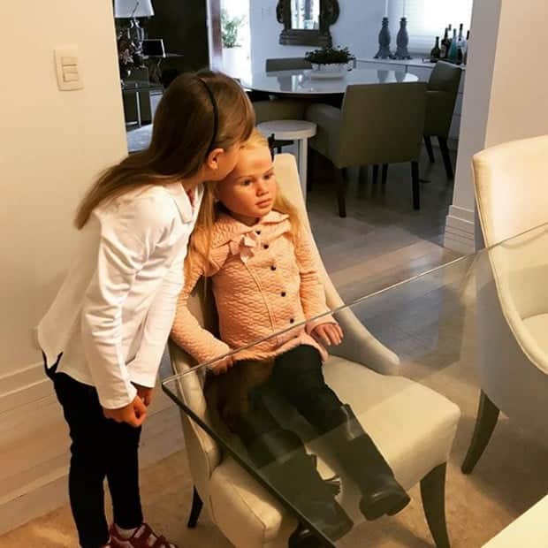 Rafaella Justus ganhou uma nova irmãzinha. Rafaella Justus ganhou uma nova irmãzinha.