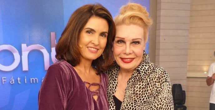 A apresentadora Fátima Bernardes recebeu Rogéria no "Encontro". A apresentadora Fátima Bernardes recebeu Rogéria no "Encontro".