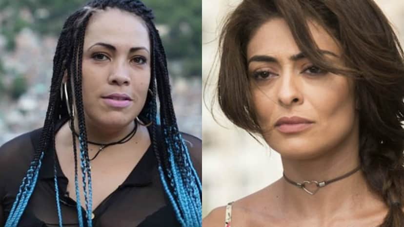 Fabiana Escobar e Bibi Perigosa da novela (Foto: Reprodução) Fabiana Escobar e Bibi Perigosa da novela (Foto: Reprodução)