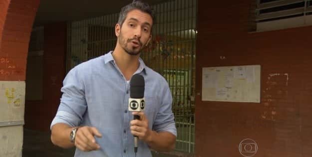O repórter Danilo Vieira. (Foto: Reprodução/Globo) O repórter Danilo Vieira. (Foto: Reprodução/Globo)