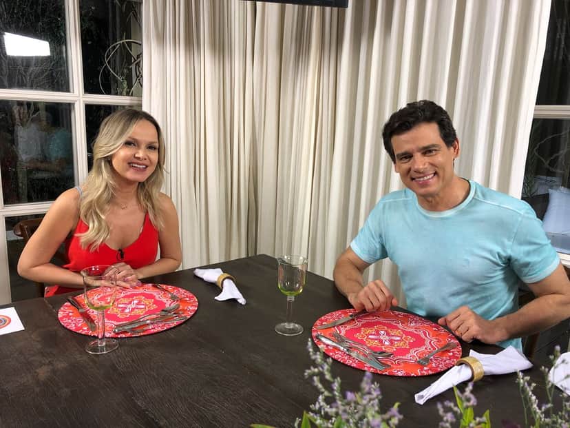 Eliana e Celso Portiolli no programa Eliana (Foto: Divulgação/SBT) Eliana e Celso Portiolli no programa Eliana (Foto: Divulgação/SBT)