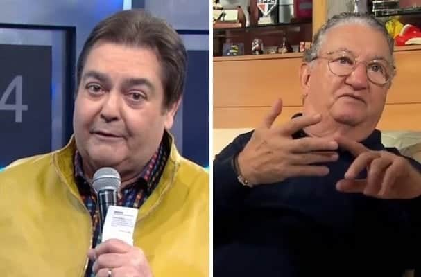 Caçulinha e Faustão (Foto - montagem. Caçulinha e Faustão (Foto - montagem.