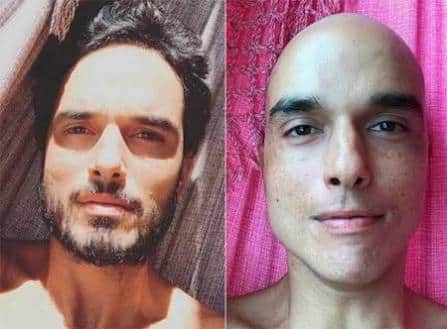 Antes e depois de Léo Rosa (Foto: Divulgação) Antes e depois de Léo Rosa (Foto: Divulgação)