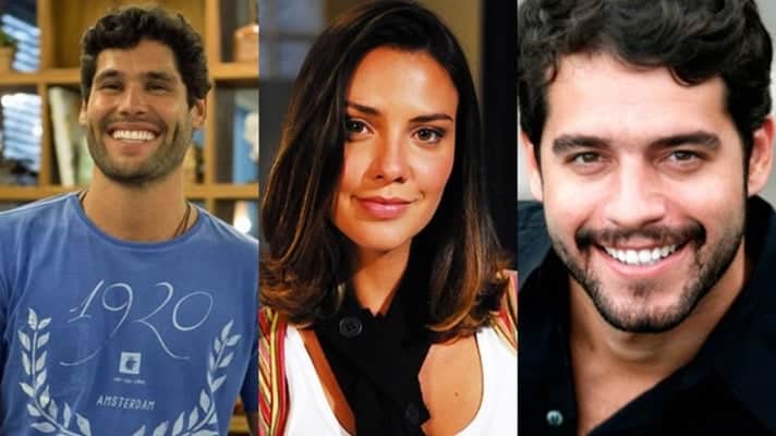 Dudu Azevedo, Camila Rodrigues e Guilherme Winter seriam os protagonistas de Topíssima na Record. (Foto: Reprodução) Dudu Azevedo, Camila Rodrigues e Guilherme Winter seriam os protagonistas de Topíssima na Record. (Foto: Reprodução)