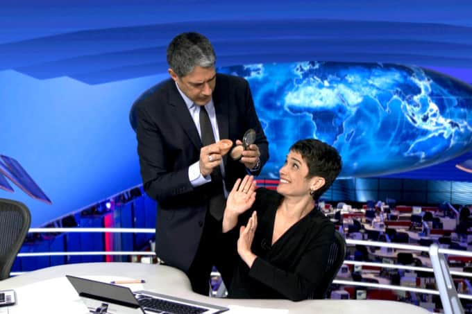 William Bonner e Sandra Annenberg (Foto: Divulgação) William Bonner e Sandra Annenberg (Foto: Divulgação)